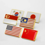 Custom Quality Metal Enamel Flag Badges